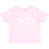 inktastic Bicycle Cycling Bike Lover Baby T-Shirt 18 Months Pink