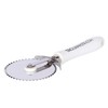 Pizza Cutter with ABS Handle and Stainless Steel Fluted Blade,