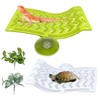 Gxsdj 2PCS Bearded Dragon Hammock,Turtle Basking Platform with Suction Cups,Lizard