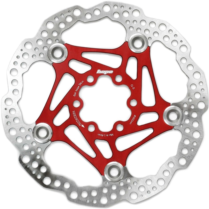 Hope Floating Disc Brake Rotor (Silver, 180mm)