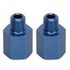 1Pair Pipe Fitting Adapter Blue Perfect Sealing Rustproof 1/8 NPT