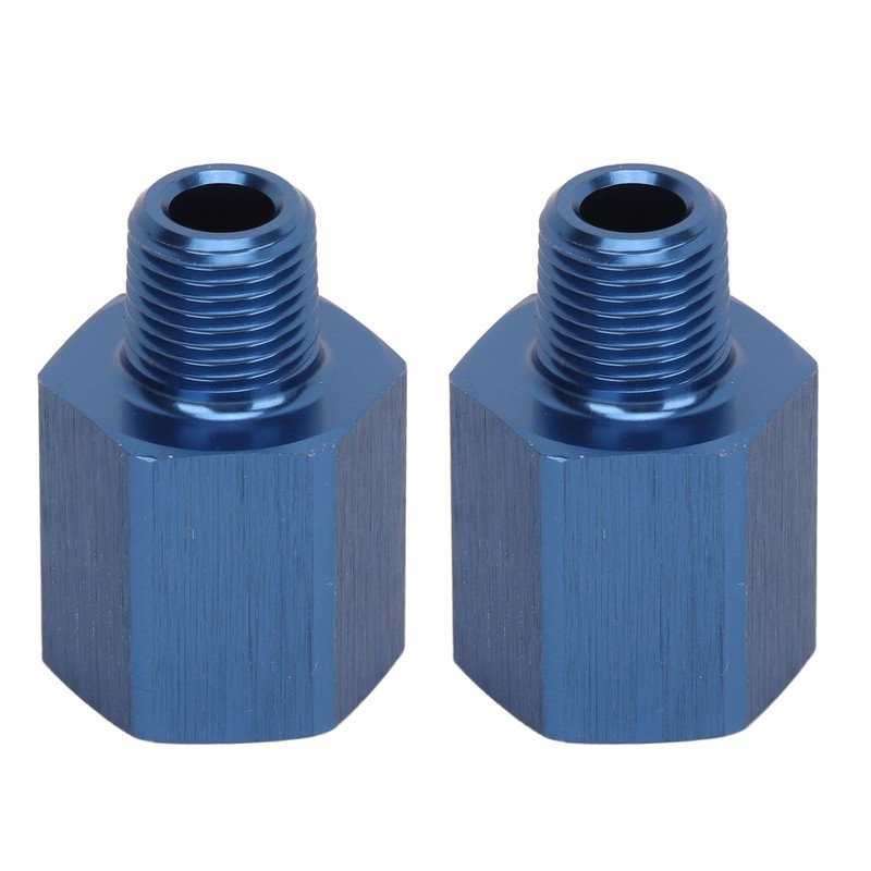 1Pair Pipe Fitting Adapter Blue Perfect Sealing Rustproof 1/8 NPT