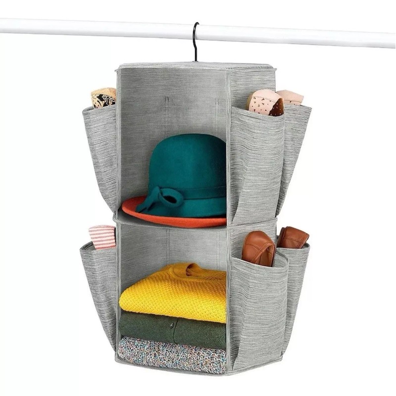Whitmor Organizador Closet Giratorio Ropa Accesorios Colgante Gancho