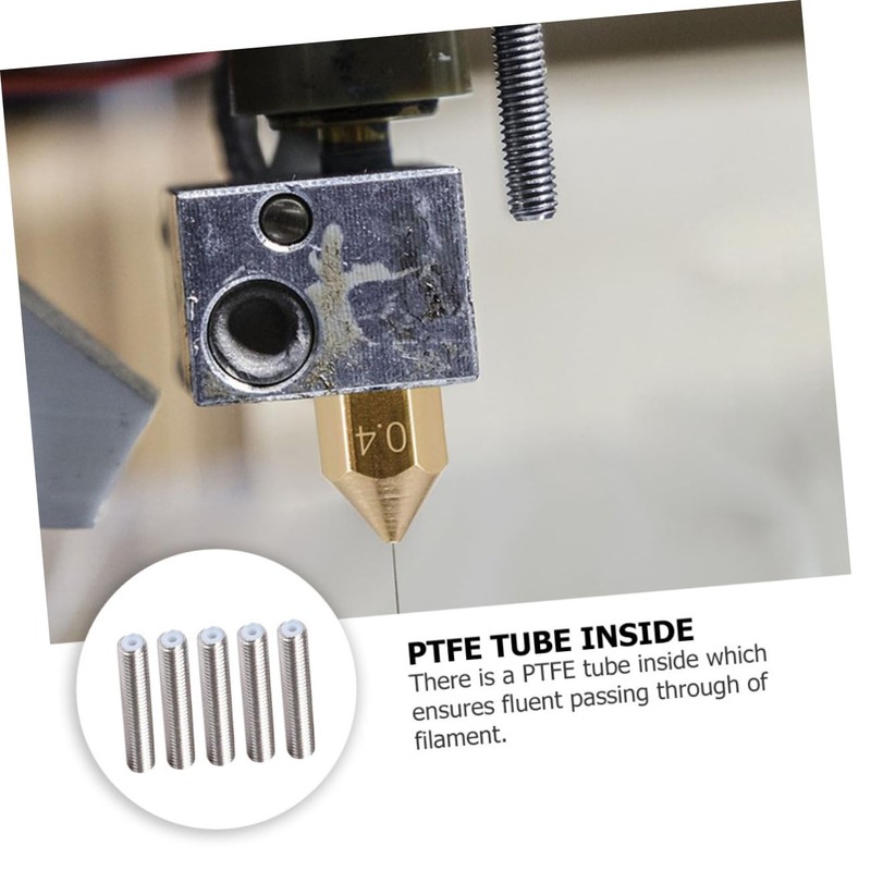 CHILDWEET 5pcs Printer Extruder Tube PTFE Feeding Tube Thread Filament