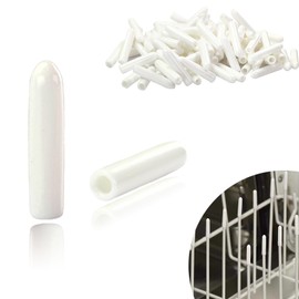 TSBSHum 100-Pack Dishwasher Rack Caps,Dishwasher Rack Repair Coating,as the Dishwasher Cover for Rack Prevents Rust and Utensil Abrasion,or as Screw Covers Caps and Bolt Covers Caps