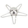 Coffee Cooling Tool with Reusable Metal Ice Sphere Stainless Steel