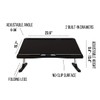 Xebec Air Desk Adjustable Laptop Lap Desk with Height &