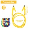 ALAMSCN 5PCS Crocodile Test Leads Double Ended Alligator Clips with