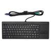 Industrial Keyboard Touchpad Wired Connection X Scissor Foot Plug and