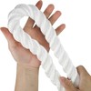 Aoneky 49 Ft Twisted Polypropylene Rope - Floating Polypro Rope