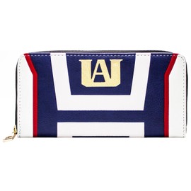 Gagaciso My Hero Academia Plus Ultra Quirk Wallet/Purse Clutch Coin Pocket & Card Holder, Blue for Adults and Kids, blue, clutch