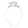 BinaryABC Happy New Year Headband Tiara, Rhinestone New Year Eve