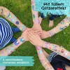 100 metallic tattoos for sticking, skin-friendly children's tattoos Summerjam, cool