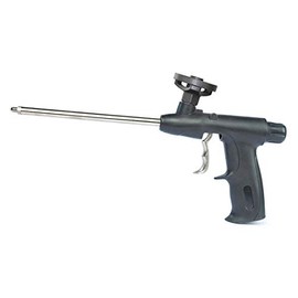 Foam Dispensing Gun, Steel/Polymer, 7 In