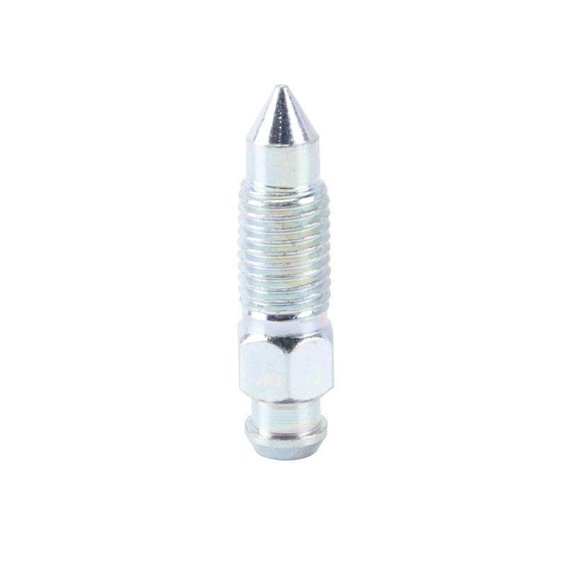 Hoite 4Pcs M8x1mm Bolt Bleed Screw with Dust Cap Galvanized
