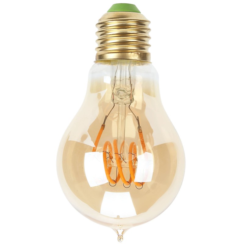 A60 Antique Bulb E27 Base Dimmable LED Filament Bulb 4W
