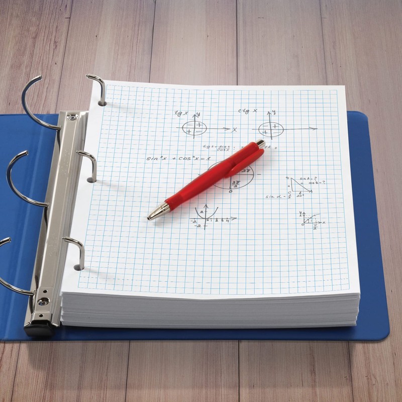 Oxford Filler Paper, 8-1/2" x 11", Graph Rule (4x4), 3-Hole