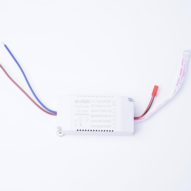 KPIBEST Bluetooth Ceiling Fan Light Kit, 36W with 7 Color