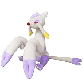 Sanei Boeki PP198 Pokémon All Star Collection Plush Toy, Mienshao, Size S, W 5.1 x D 6.3 x H 8.3 in (13 × 16 × 21 cm)