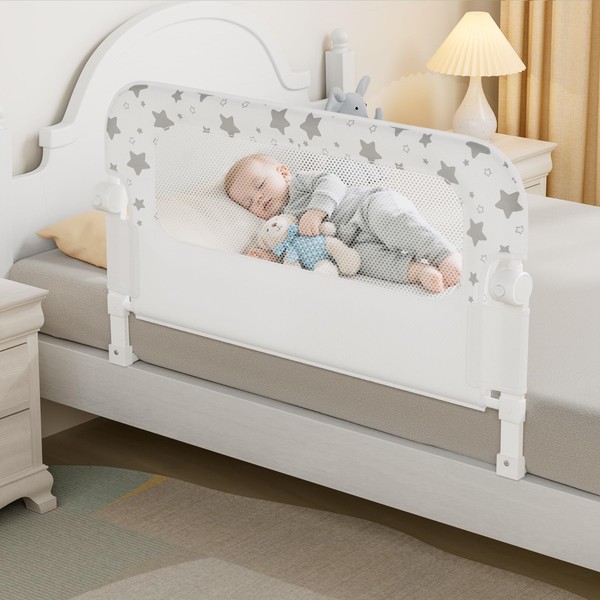 NUTIKAS Baby Bed Rail Guard for Crib - 35.7" Toddler