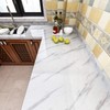 Livelynine 24 x197 Wide White Marble Contact Paper Peel and