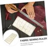 Hohopeti Patchwork Ruler Transparent Sewing Measuring Tool for Quilting Embroidery