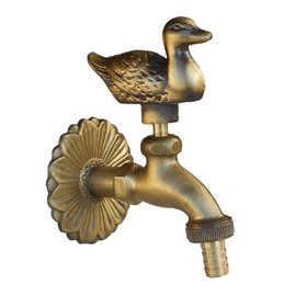 iGarden aiga-den Animal Faucet Extension with Joint [Chicken] Antique Faucet Stem Faucet Bread