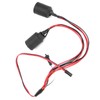 1/10 RC Universal Headlight Remote Control Car LED Light 22mm