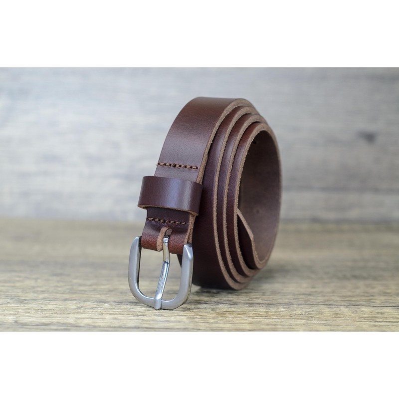Ashford Ridge 25mm Full Grain Leather Belt, brown