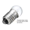 MECCANIXITY 1.5V/0.3A E10 Mini Light Bulbs, 25Pcs Miniature Screw Bulbs
