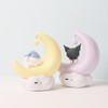 Cute Moonlight Night Lamp Sweet Dreams Crescent Moon LED Warm