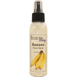 Banana Room Spray (Double Strength), 4 Ounces, No Artificial Colors, Parabens, or Preservatives - Fragrant Aromatic Room Mist For Home, Room, Office