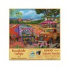 SUNSOUT INC - Roadside Tulips - 1000 pc Jigsaw Puzzle