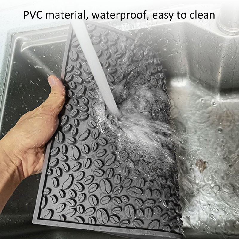 Non Slip Cup Mat Coffee Bean Design Desktop Bar Counter