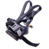 VP PAIR BIKE PEDALS WITH TOE CLIP & STRAPS 9/16”