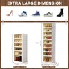 NLDD's 9-Tier Space-Optimizing Shoe Storage: Clear, Collapsible System for 18