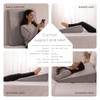 Milliard Bed Wedge Pillow with Memory Foam Top -Helps with