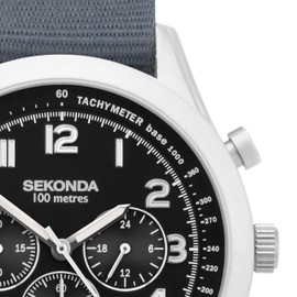 Sekonda Mens Military Style Chronograph Watch (Grey) 30065