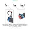 Bike Handlebar Plug Light with Rearview Mirror Bicycle Accessories Cycling