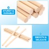 PATIKIL 3/5x11.81inch Wooden Dowel, 8 Pcs Dowel Rod Wood Dowels