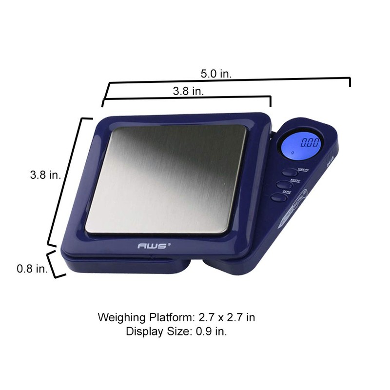 American Weigh Scales Blade Series Digital Precision Pocket Weight Scale,