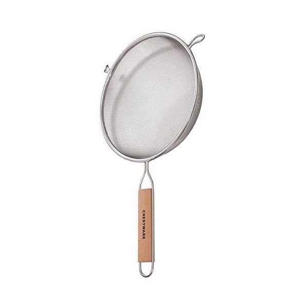 Crestware Commercial 8" Inch Single Med Mesh Strainer (Package of