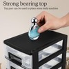 Operitacx 5 Plastic Storage Drawers, Multifunctional Plastic Drawers Storage Unit