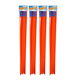 Hot Wheels Tracks Expansion Packs Track Pieces & Connectors 4 Packs of 2 (Straight Track)
