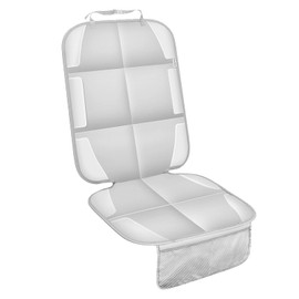 Meolsaek Protector de asiento de coche para vehículos sin impresiones, protector de asiento de coche de piel duradero para asiento de coche infantil, almohadilla gruesa de protección del asiento