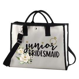 PYOUL Make-up-Tasche für Brautjungfern, Kosmetiktasche, Brautparty-Geschenk, Junior Bridesmaid TT EU, M