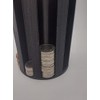 Black UK Coin Stacker, Large Size 14cm high, 8 coin