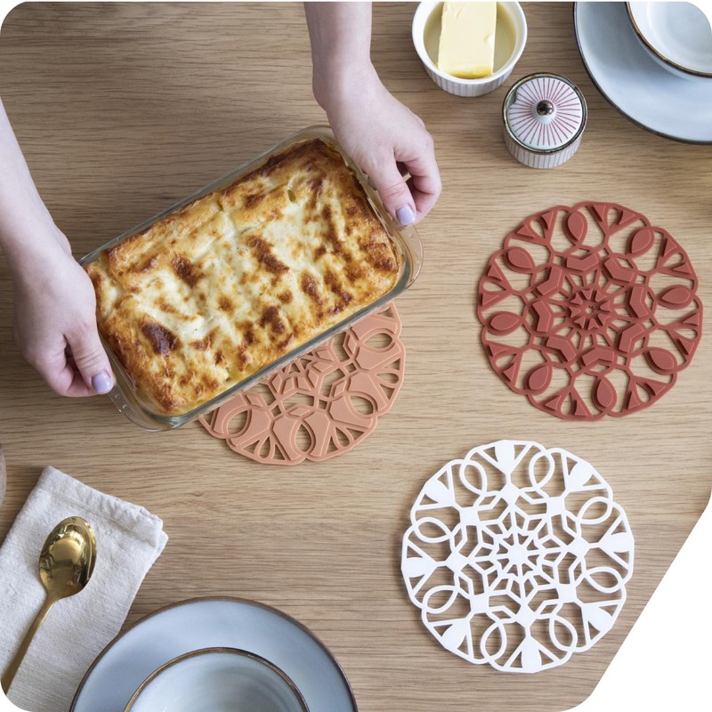 Peleg Design TriveTile Trivet Set – for Hot Pots and