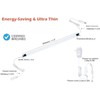 Led Light Strips Kit, (6) 12'' Linkable Light Bars +