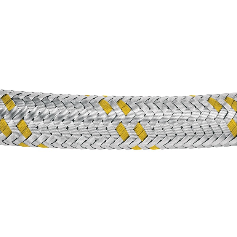 Foset FPIG-55X, Manguera flexible Pigtail, trenzado de acero inoxidable